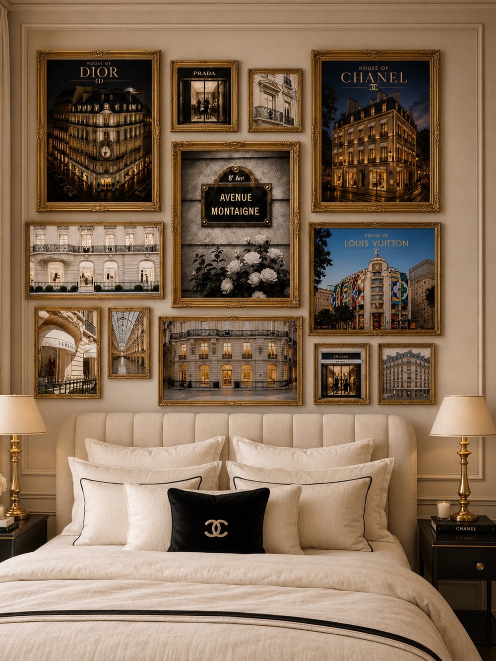 House of Fashion™ Pick 5 Prints | Chanel Dior LV Prada Paris | Gallery Wall Art